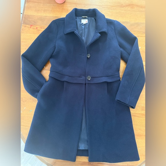Crewcut girls long navy peacoat - Picture 1 of 9